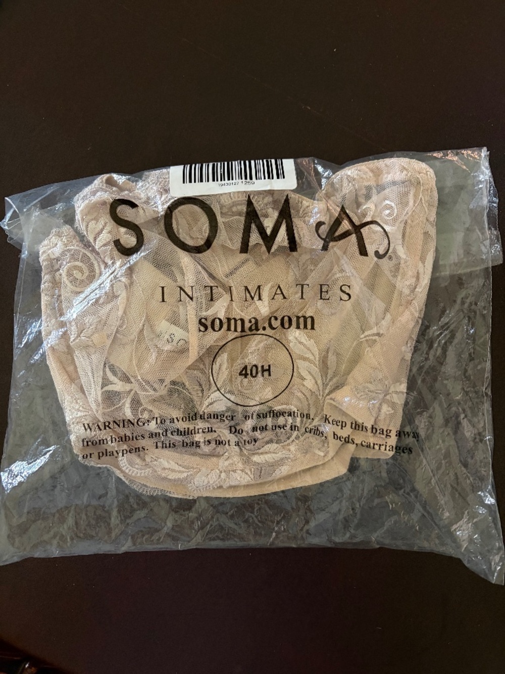 Soma unopened bra